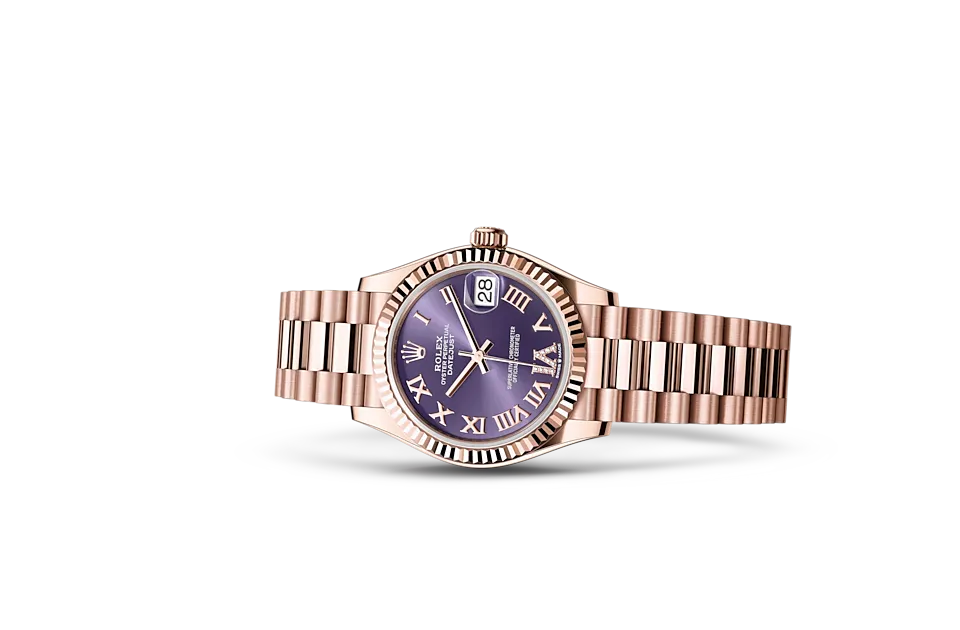 Rolex Datejust 31 Oyster, 31 mm, różowe złoto Everose - M278275-0029 W.Kruk Polska