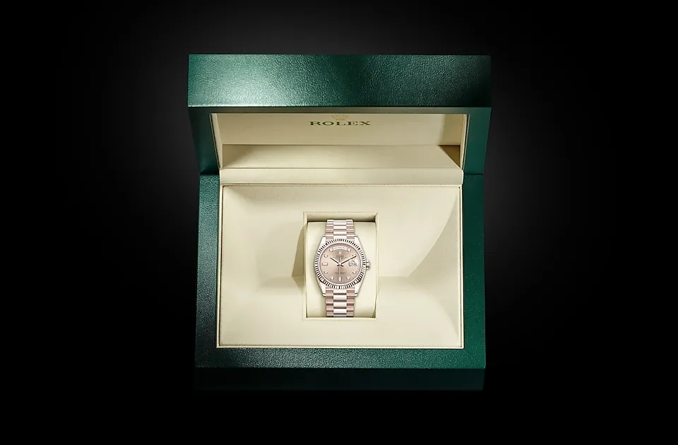 Rolex Day-Date 36 Oyster, 36 mm, różowe złoto Everose - M128235-0009 W.Kruk Polska